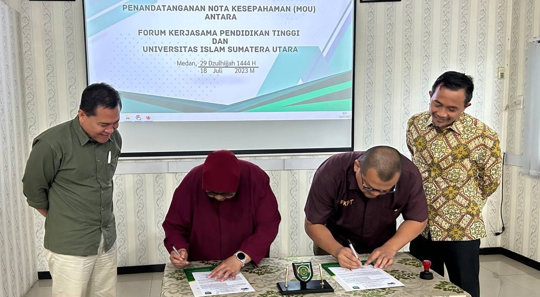 Universitas Islam Sumatera Utara Melakukan Penandatanganan Kerjasama (MOU) dengan FKPT